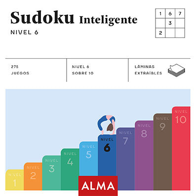 Sudoku inteligente. Nivel 6, de Varios autores | portada del libro