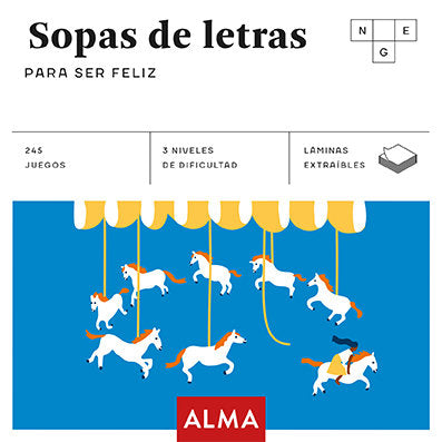 Sopas de letras para ser feliz, de Varios autores | portada del libro