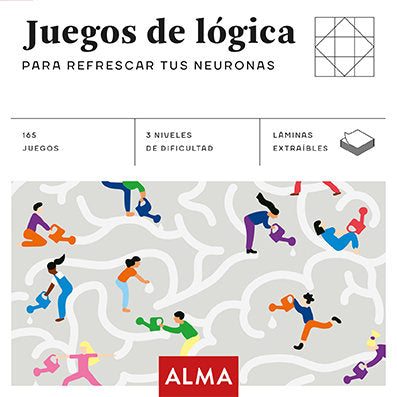 Juegos de lógica para refrescar tus neuronas, de VV.AA. | portada del libro