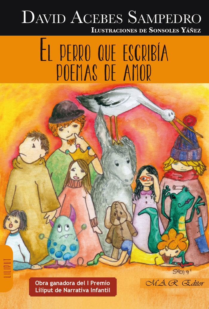 EL PERRO QUE ESCRIBIA POEMAS DE AMOR, de ACEBES SAMPEDRO, DAVID | portada del libro