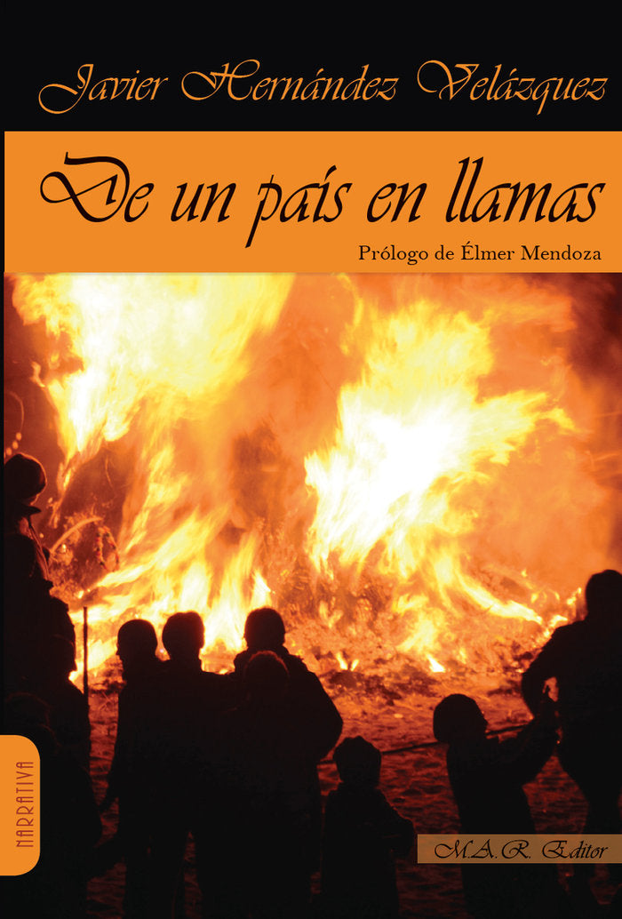DE UN PAIS EN LLAMAS, de HERNANDEZ VELAZQUEZ, JAVIER | portada del libro