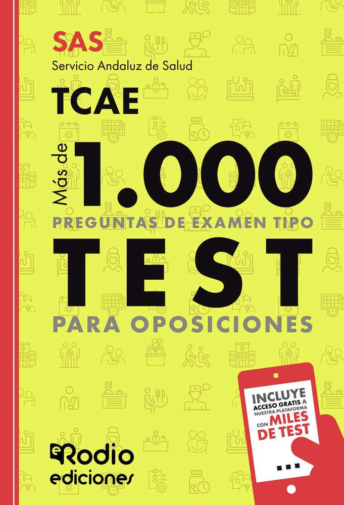 Auxiliar de Enfermería del SAS. Más de 1.000 preguntas de examen tipo test., de Varios autores | portada del libro