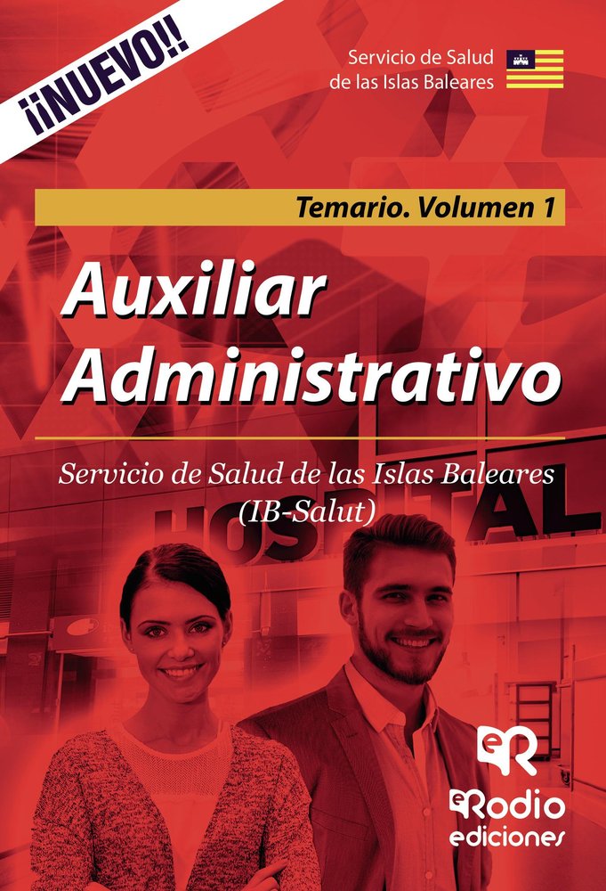 Auxiliar administrativo. Servicio de Salud de las Islas Baleares. Temario. Volumen 1., de Varios autores | portada del libro