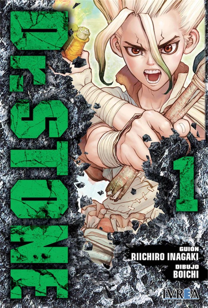 Dr. Stone 1, de Riichiro Inagaki | portada del libro