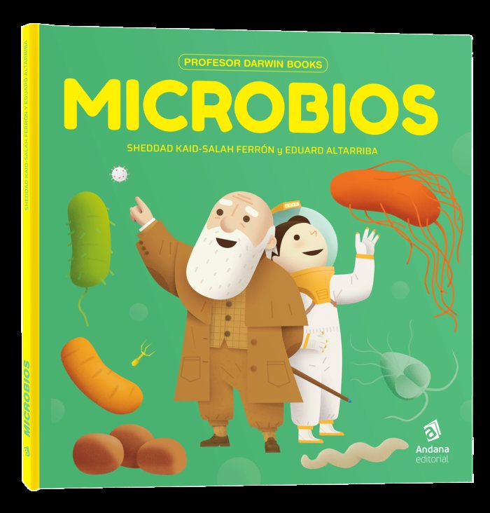 Microbios, de Kaid-Salah Ferrón, Sheddad | portada del libro