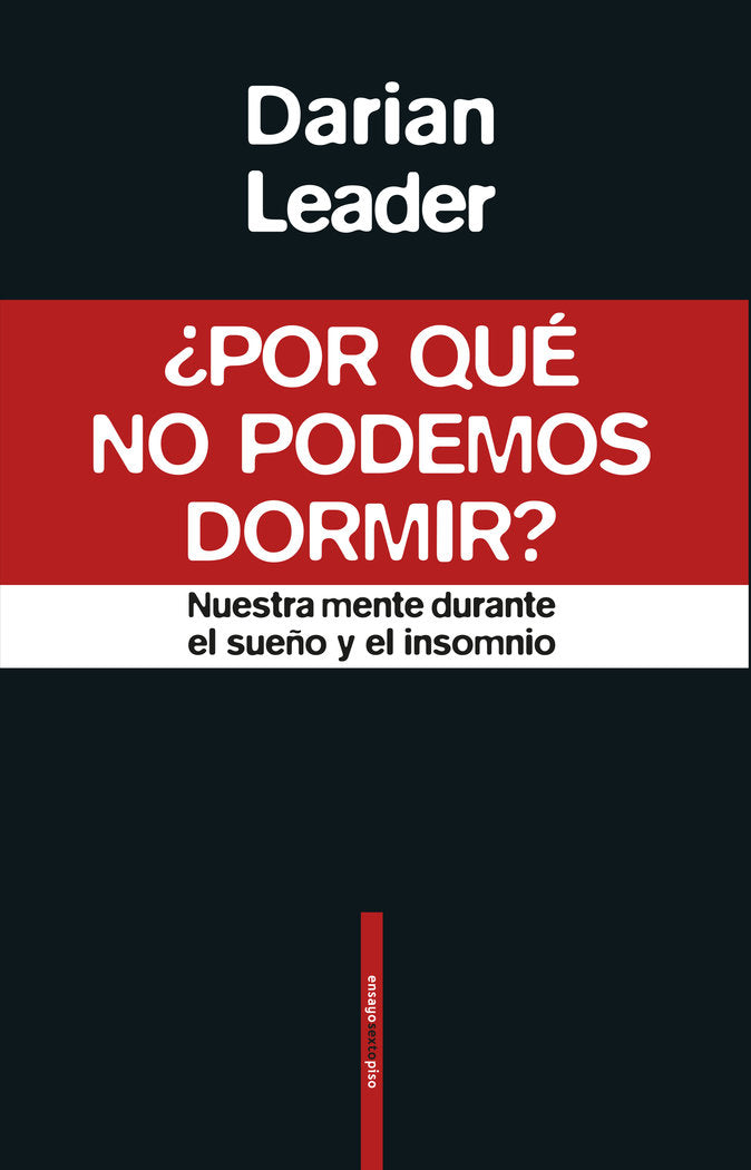 ¿Por qué no podemos dormir?, de Leader, Darian | portada del libro