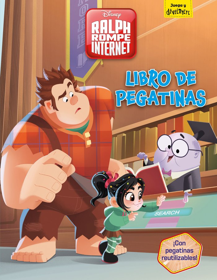 Ralph rompe internet. Libro de pegatinas, de Disney | portada del libro
