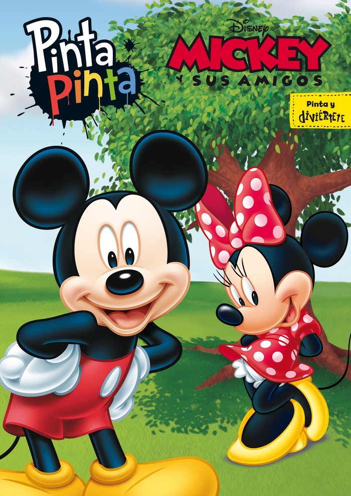 Mickey y sus amigos. Pinta Pinta, de Disney | portada del libro