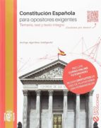 Constitución española para opositores exigentes, de Varios autores | portada del libro
