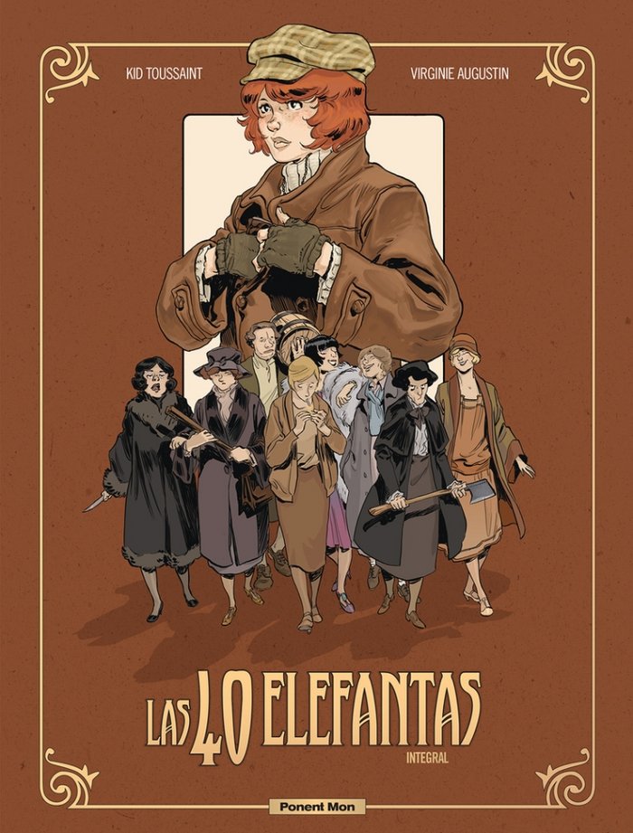 Las 40 elefantas, de AUGUSTIN,VIRGINIE | portada del libro