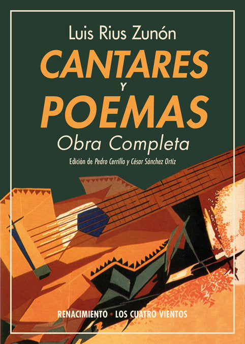 Cantares y poemas, de Rius Zunón, Luis | portada del libro