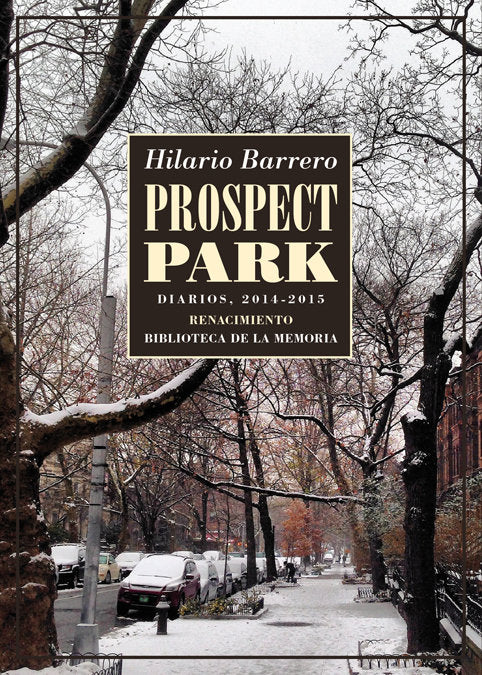 Prospect Park, de Barrero, Hilario | portada del libro