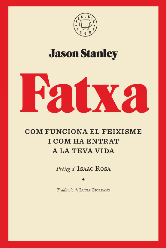 Fatxa, de Stanley, Jason | portada del libro