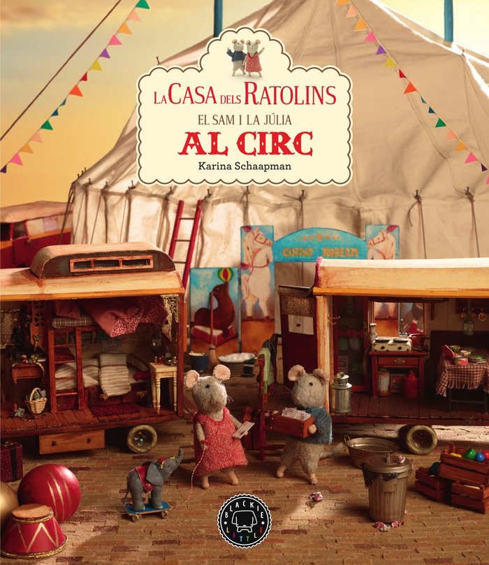 La casa dels ratolins, volum 5: El Sam i la Júlia van al circ, de Schaapman, Karina | portada del libro