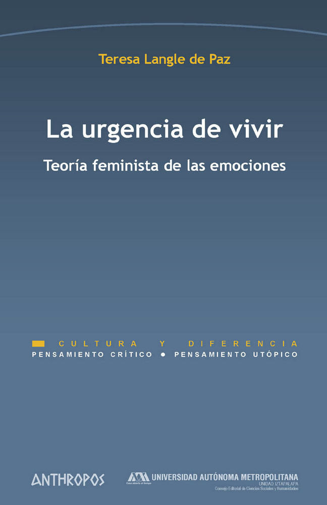 La urgencia de vivir, de Langle de Paz, Teresa | portada del libro