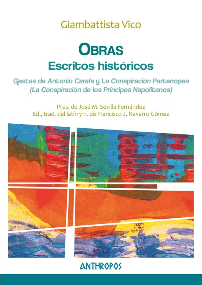OBRAS V: ESCRITOS HISTÓRICOS, de Vico, Giambattista | portada del libro