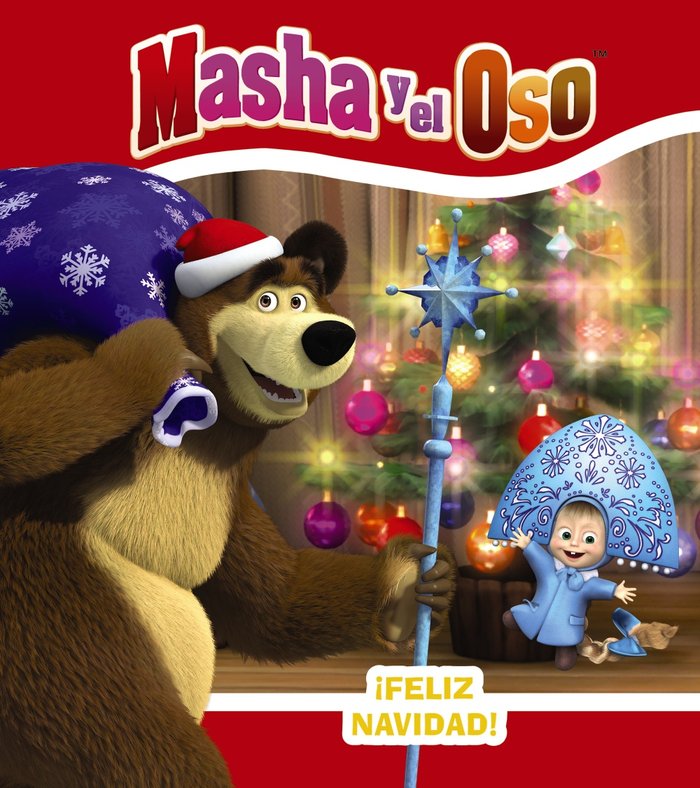 MASHA Y EL OSO-¡FELIZ NAVIDAD!, de KUZOVKOV, O. | portada del libro