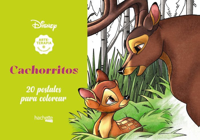 Arteterapia. Cachorritos Disney, de Varios autores | portada del libro