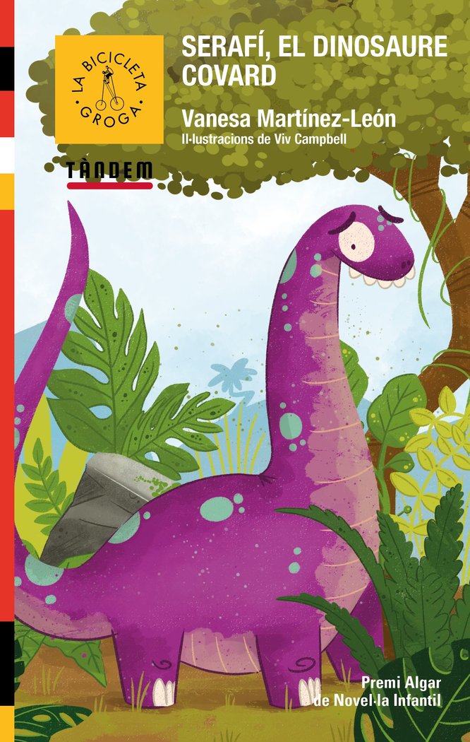 SERAFI EL DINOSAURE COVARD, de VANESA MARTINEZ-LEON | portada del libro