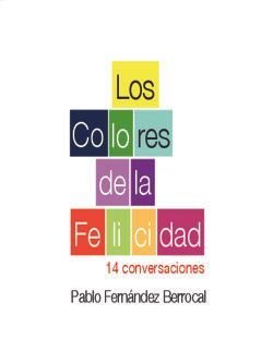 Los colores de la felicidad, de Fernández Berrocal | portada del libro