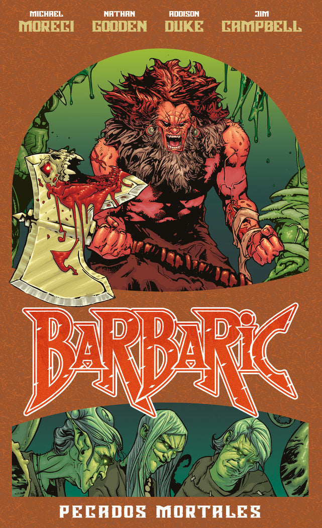 BARBARIC: PECADOS MORTALES, de GOODEN, NATHAN | portada del libro