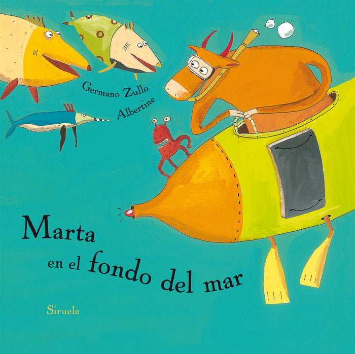 Marta en el fondo del mar, de Zullo, Albertine | portada del libro