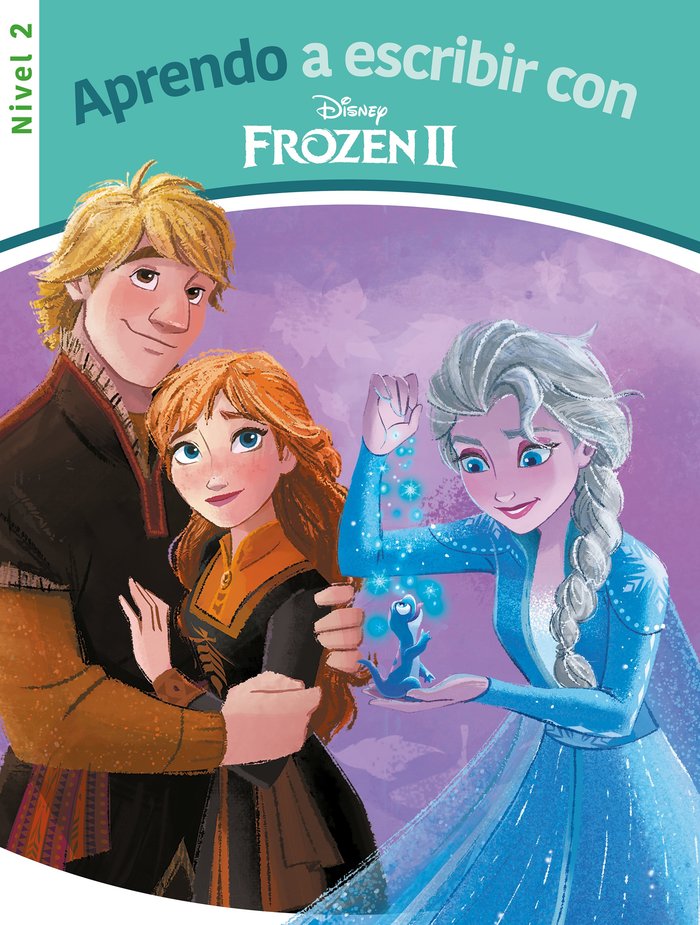 APRENDO A ESCRIBIR CON FROZEN 2 - NIVEL 2, de DISNEY | portada del libro