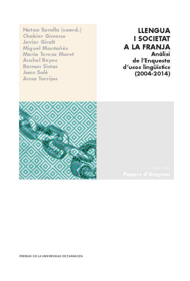 LLENGUA I SOCIETAT A LA FRANJA, de SOROLLA, NATXO | portada del libro