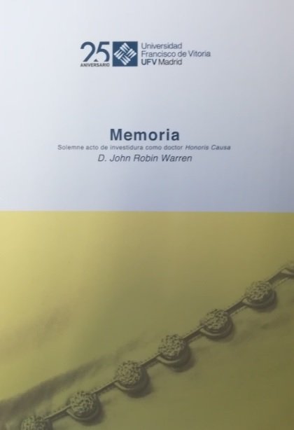 John Robin Warren. Memoria solemne de acto de investidura como doctor honoris causa, de Warren, John Robin | portada del libr