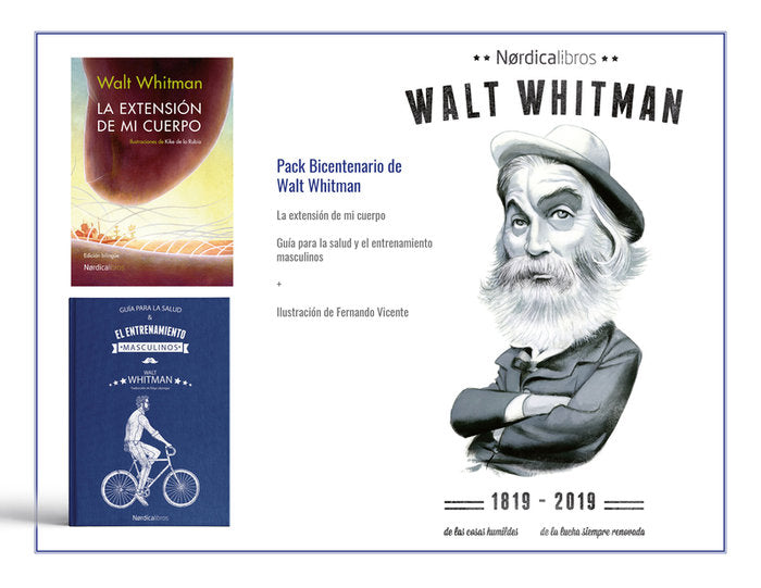 Pack bicentenario Walt Whitman, de Whitman, Walt | portada del libro
