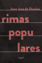 Rimas populares, de José de dueñas | portada del libro