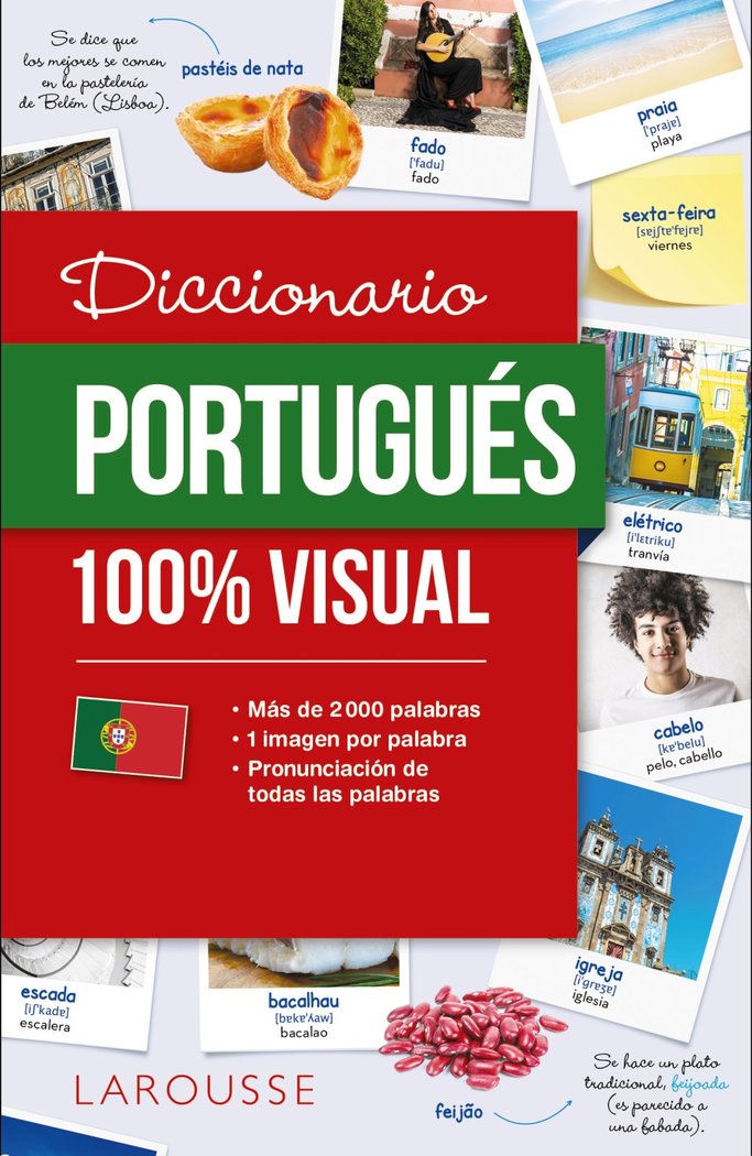 Diccionario de portugués 100% Visual, de Larousse Editorial | portada del libro