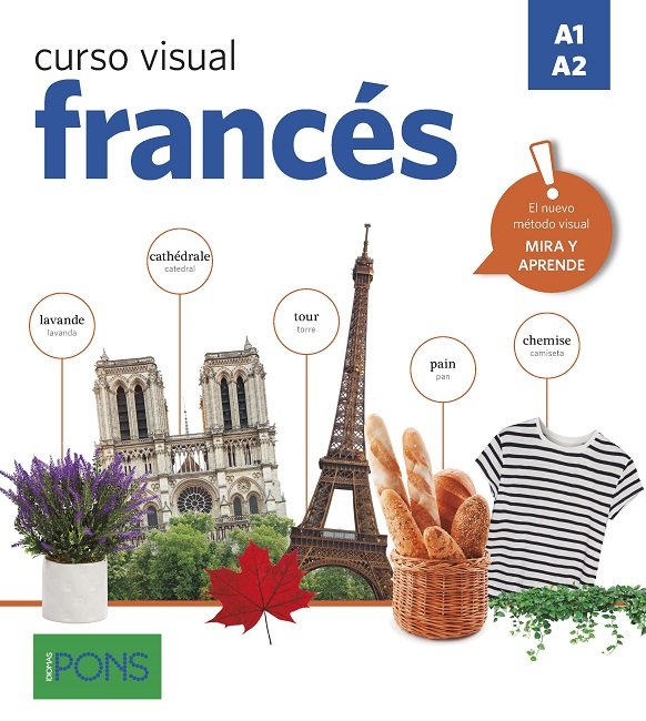 CURSO VISUAL FRANCES | portada del libro