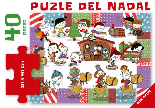 El puzle del Nadal, de Fort Mir, Glòria | portada del libro