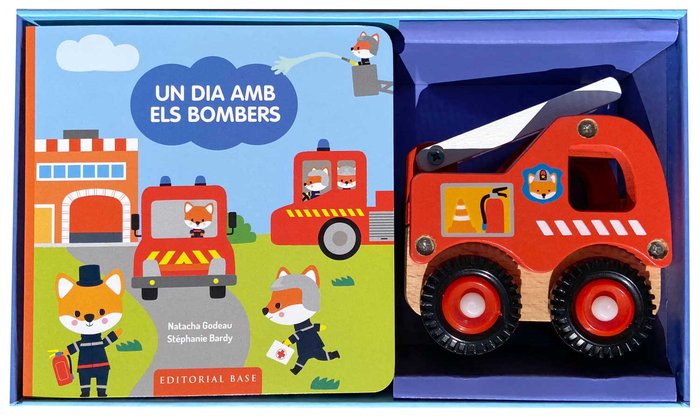 Un dia amb els bombers, de Godeau, Natacha | portada del libro