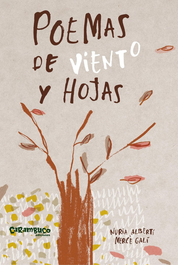 Poemas de viento y hojas, de Albertí Martínez de Velasco, Núria | portada del libro