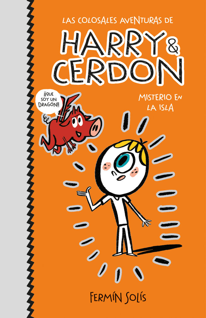 Misterio en la isla (Las colosales aventuras de Harry & Cerdon 2), de Solís, Fermín | portada del libro