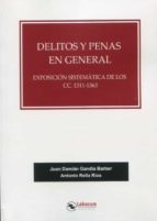DELITOS Y PENAS EN GENERAL, de Juan Damián Gandía Barber | portada del libro