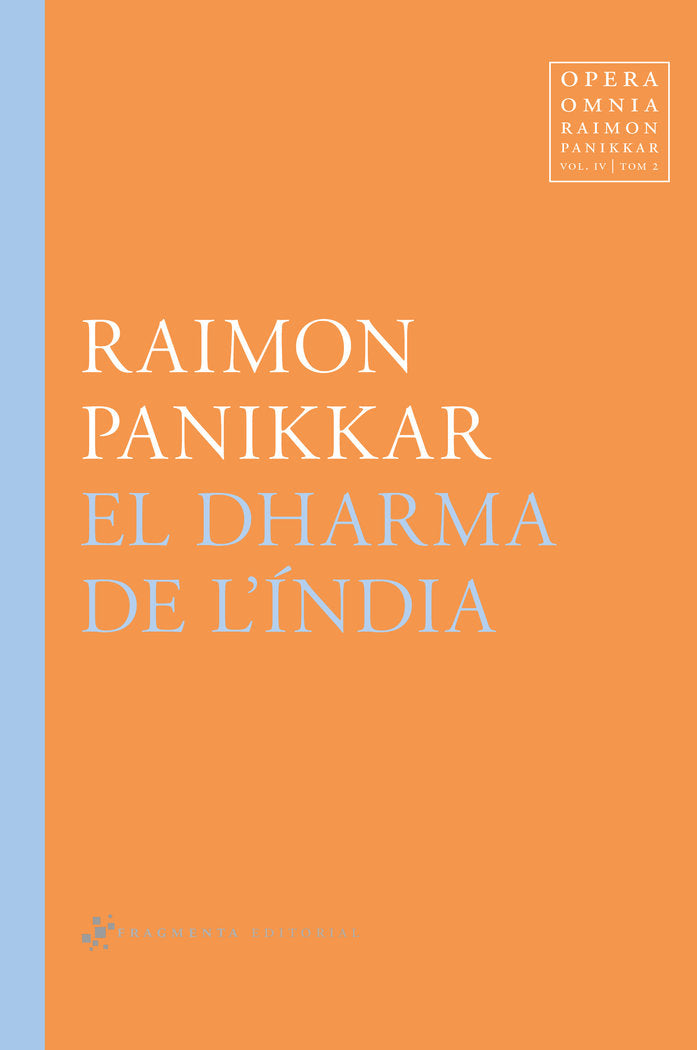 EL DHARMA DE LINDIA, de PANIKKAR ALEMANY, RAIMON | portada del libro
