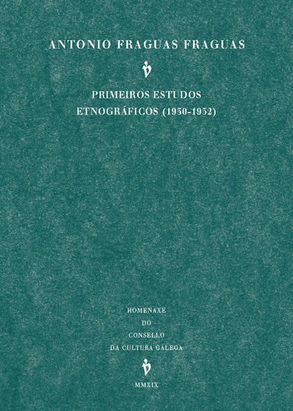 Primeiros estudos etnográficos, de Fraguas Fraguas, Antonio | portada del libro