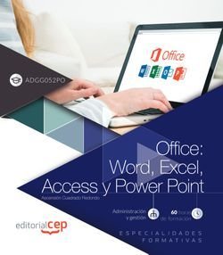 ESPECIALIDADES FORMATIVAS ADMINISTRACION Y GESTION OFFICE: WORD,, de CUADRADO REDONDO, ASCENSION | portada del libro