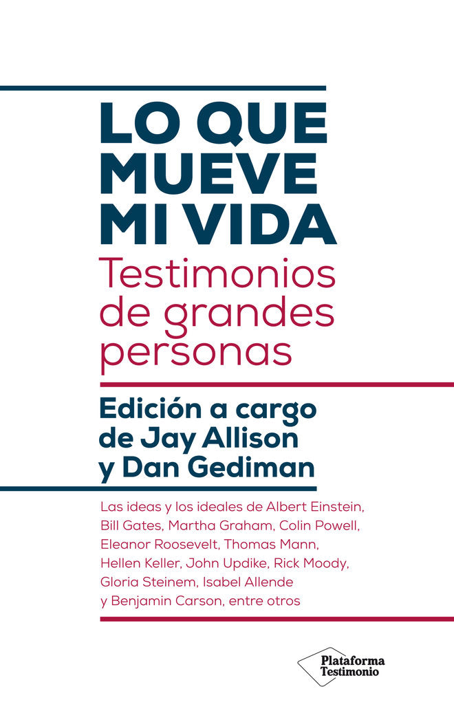 Lo que mueve mi vida, de AUTORES VARIOS | portada del libro
