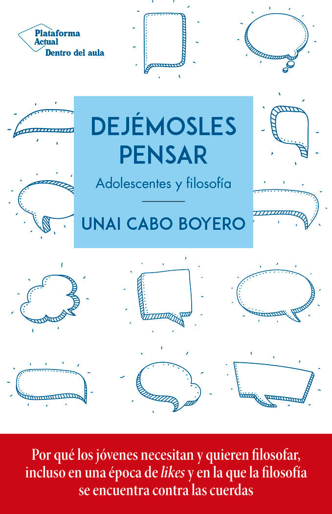 Dejémosles pensar, de Cabo Boyero, Unai | portada del libro