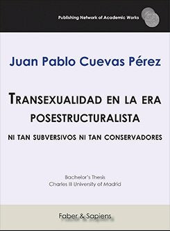 Transexualidad en la era posestructuralista, de Cuevas Pérez, Juan Pablo | portada del libro