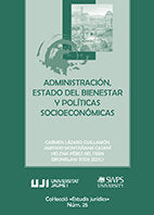 Administración, Estado del Bienestar y políticas socioeconómicas, de Lázaro Guillamón, María del Carmen | portada del libro