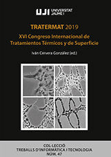 TRATERMAT 2019. XVI Congreso Internacional de Tratamientos Térmicos y de Superficie, de Varios autores | portada del libro
