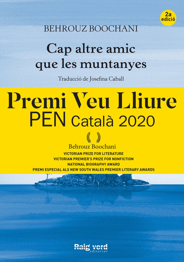 Cap altre amic que les muntanyes, de Boochani, Behrouz | portada del libro