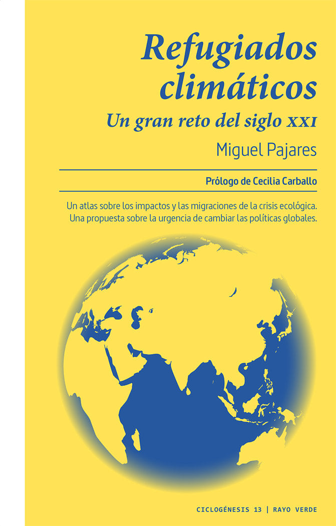Refugiados climáticos, de Pajares Alonso, Miguel | portada del libro