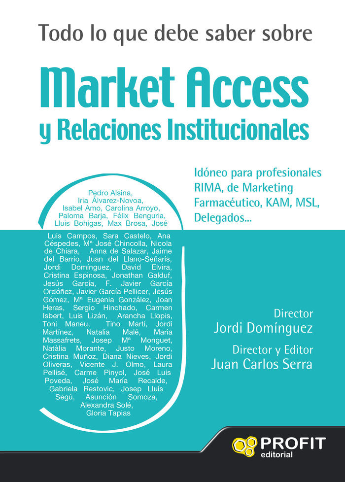 Todo lo que debe saber sobre Market Access y Relaciones Institucionales, de Serra Bosch | portada del libro