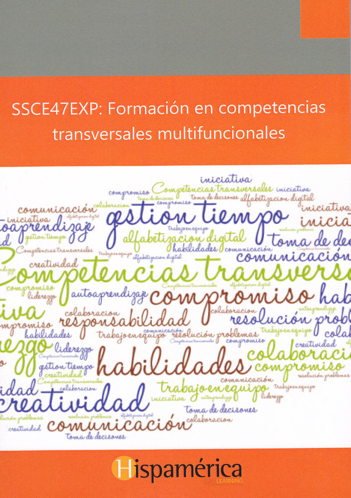 SSCE47EXP: FORMACION COMPETENCIAS TRANSVERSALES MULTIFUNCIONALES ., de S.A. DE C.V., DESARROLLOS DIDÁCITCOS | portada del lib